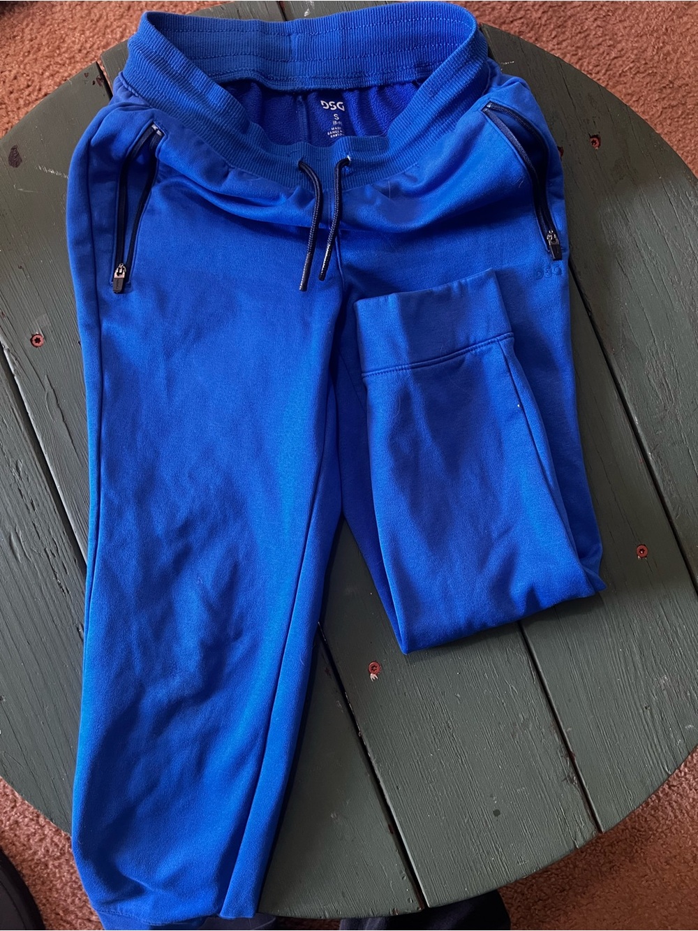 DSG Kids Royal Blue Jogger Sweatpants with Zip Pockets